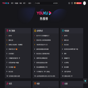 优酷热搜榜